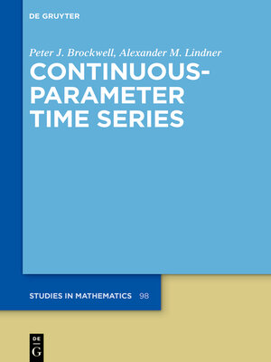 cover image of Continuous-Parameter Time Series